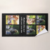 Personaliseer foto collage en tekst Case-Mate iPho Badhanddoek (Badhanddoek)