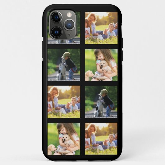 Personaliseer foto collage Hoesje-Mate iPhone case (Achterkant)