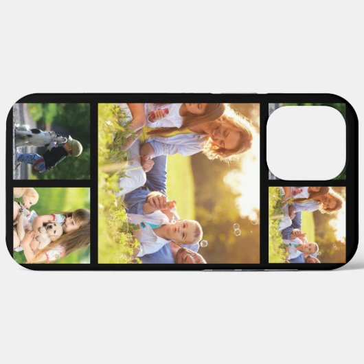 Personaliseer foto collage Hoesje-Mate iPhone case (Achterkant (horizontaal))