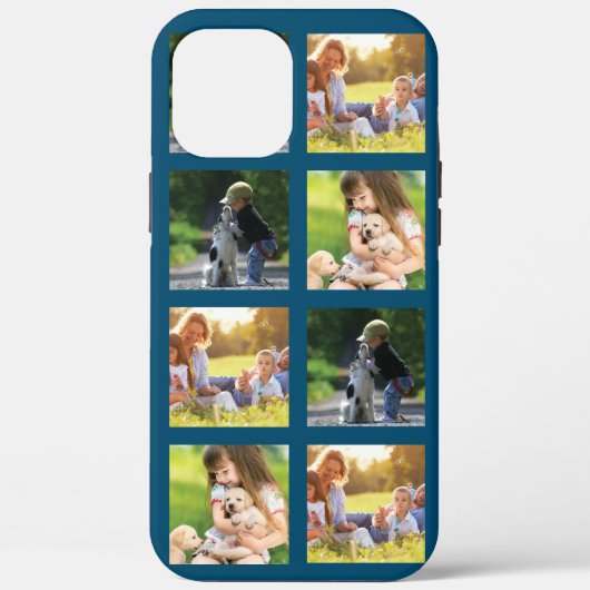 Personaliseer foto collage Hoesje-Mate iPhone case (Achterkant)