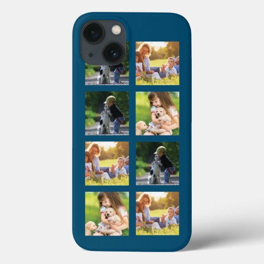 Personaliseer foto collage Hoesje-Mate iPhone case (Achterkant)