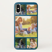 Personaliseer foto collage Hoesje-Mate iPhone case (Achterkant)