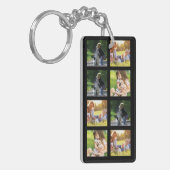 Personaliseer foto collage Hoesje-Mate iPhone case Sleutelhanger (Voorkant Links)