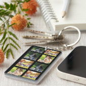 Personaliseer foto collage Hoesje-Mate iPhone case Sleutelhanger (Voorkant Rechts)