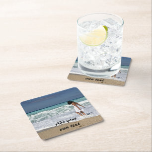 Personaliseer. Foto en tekst. Kartonnen Onderzetters