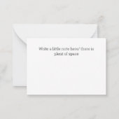 Personaliseer Foto Newborn Baby Aankondiging Kaart (Achterkant)