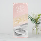 Personaliseer foto save the date (Staand voorkant)