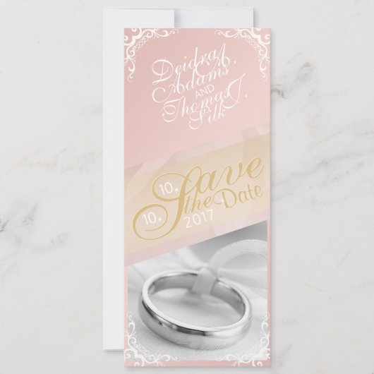 Personaliseer foto save the date (Voorkant)