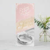 Personaliseer Foto Save the Date Kaart (Staand voorkant)