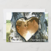 Personaliseer foto save the date kaart (Achterkant)