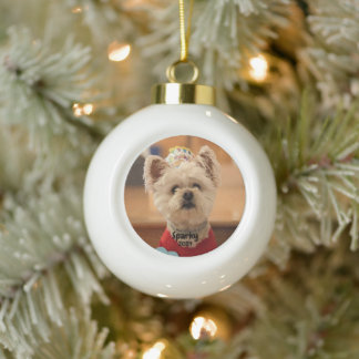 Personaliseer Foto Snowflake Ingelijste Ornament