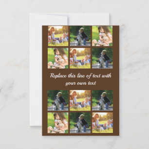 Personaliseer fotocollage en tekst Case-Mate iPhon Kaart