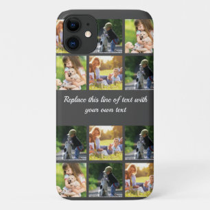 Personaliseer fotocollage en tekst Case-Mate iPhone case