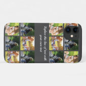 Personaliseer fotocollage en tekst Case-Mate iPhone case (Achterkant (horizontaal))