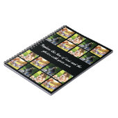 Personaliseer fotocollage en tekst notitieboek (Linkerzijde)