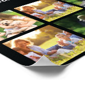 Personaliseer fotocollage en tekst poster (Hoek)
