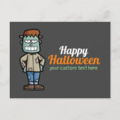 Personaliseer Frankenstein Halloween Briefkaart (Voorkant)