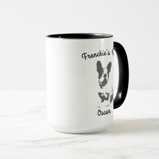 Personaliseer Franse Bulldog Mok (Voorkant rechts)
