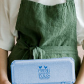Personaliseer Fresh van het Boerderij Eggs Carton  Rubberstempel