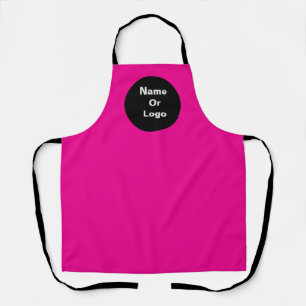 Personaliseer Fuchia Logo Schort