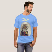 Personaliseer Fun Chill Tiger T-Shirt (Voorkant volledig)