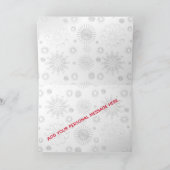 Personaliseer Fun Motorfiets Biker Santa Custom Feestdagen Kaart (Binnen)