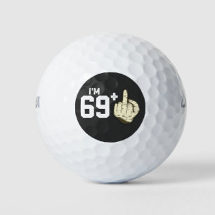 Personaliseer Funny Finger Costume Birthday Golfballen