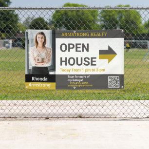 Personaliseer Gedetailleerde Open Huis Makelaar He Spandoek