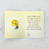 Personaliseer: Gelukkige Pic van de Gele narcis Kaart (Binnen)