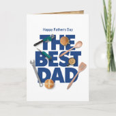 Personaliseer Gelukkige Vaderdag | De Beste Papa Kaart (Voorkant)