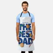 Personaliseer Gelukkige Vaderdag | De Beste Papa Schort (Gedragen)