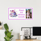 Personaliseer Gelukkige Verjaardagsbanner voor Kle Poster (Thuiskantoor)