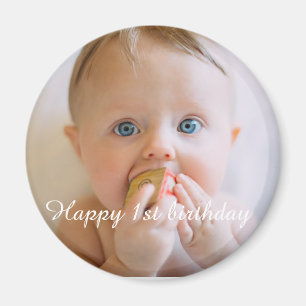 Personaliseer Gelukkige Verjaardagsfoto Keepsake Magneet
