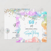 *~* PERSONALISEER GENERIEK op elke leeftijd. Ballo Kaart (Voorkant / Achterkant)