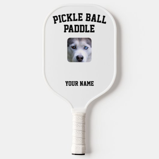 Personaliseer gepersonaliseerde Pickleball Paddle (Achterkant)