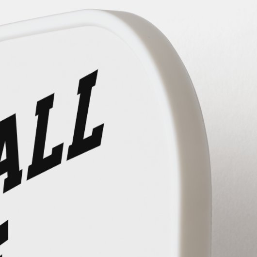 Personaliseer gepersonaliseerde Pickleball Paddle (Links Detail)