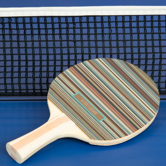 Personaliseer Gestreept Tafeltennisbatje (Insitu)