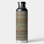 Personaliseer Gestreept Waterfles (Links)