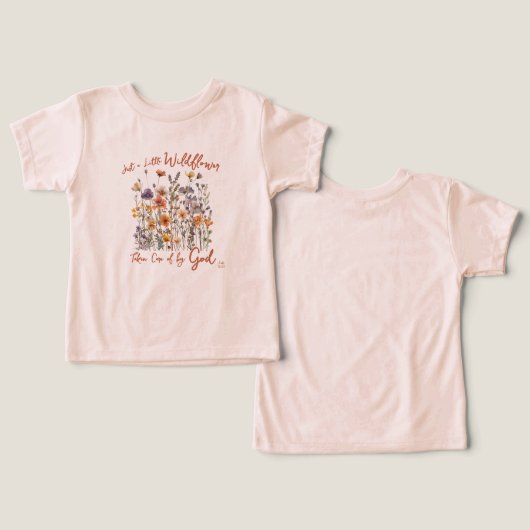 Personaliseer gewoon een beetje wilde bloem waar G (Ontwerp Voorkant & Achterkant)