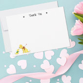 Personaliseer gids hond en puppy-in-opleiding flat notitiekaartje