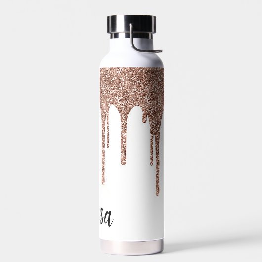 Personaliseer Glitter Drip Waterfles (Links)