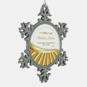 Personaliseer Golden Jubilee of Religious Life Tin Sneeuwvlok Ornament (Links)