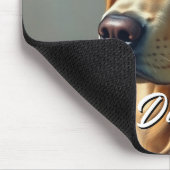 Personaliseer Golden Retriever Muismat (Hoek)