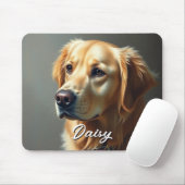 Personaliseer Golden Retriever Muismat (Met muis)