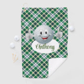 Personaliseer Golf Emoji  Golfhanddoek (Insitu)