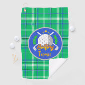 Personaliseer Golf Green Golfhanddoek (Insitu)