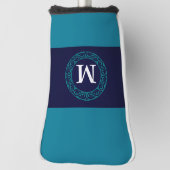 Personaliseer Golf Head Hoesje Initiaal voor Papa  Golfheadcover (Draai 90)