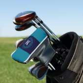 Personaliseer Golf Head Hoesje Initiaal voor Papa  Golfheadcover (Insitu)