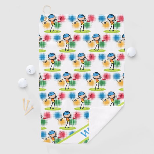 Personaliseer golfhanddoek (Insitu)