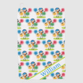 Personaliseer golfhanddoek (Voorkant)